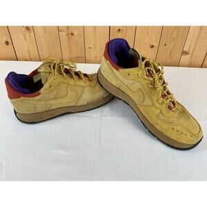 Nike Air Force 1 Wild Wheat Gold Shoes- Size 12